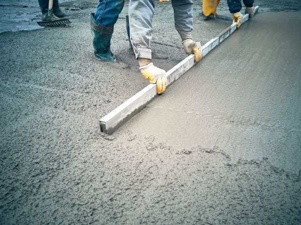 Cement Slab Construction in Cedar Falls