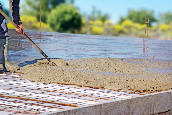 Cement Slab Laying in Cedar Falls