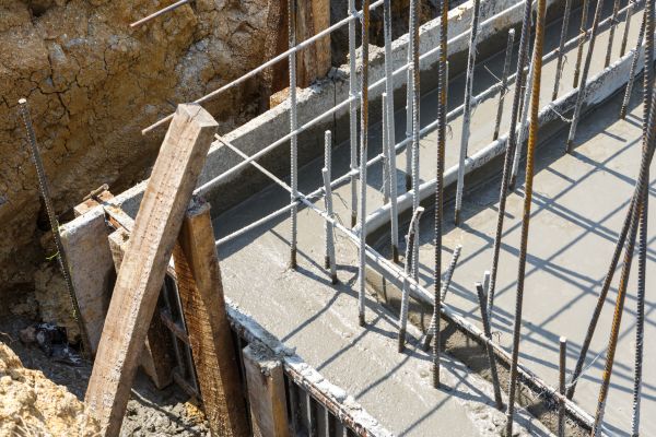 Concrete Footing Pouring in Cedar Falls