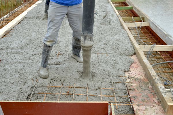 Concrete Base Construction in Cedar Falls