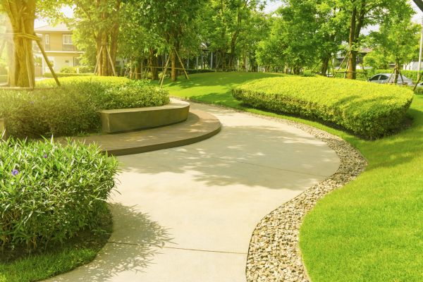 Cement Walkway Installation in Cedar Falls