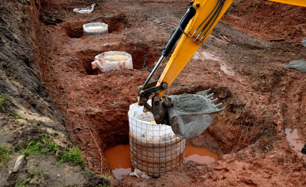Foundation Piling in Cedar Falls