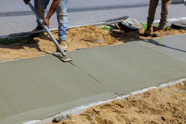 Cement Pathway Installation in Cedar Falls