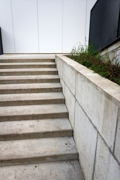 Cement Stair Installation in Cedar Falls