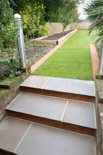 Backyard Steps Installation in Cedar Falls