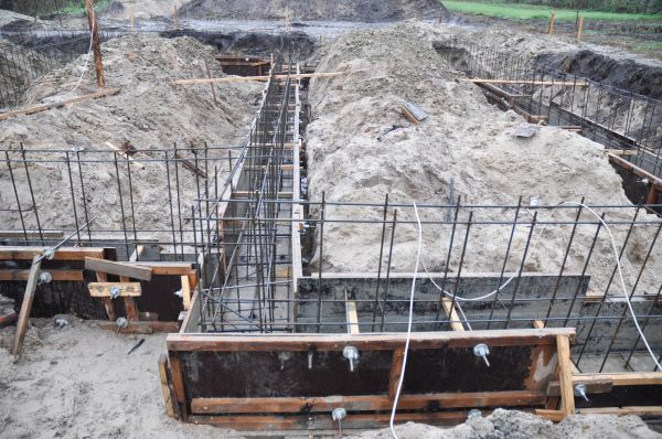 House Footing Construction in Cedar Falls