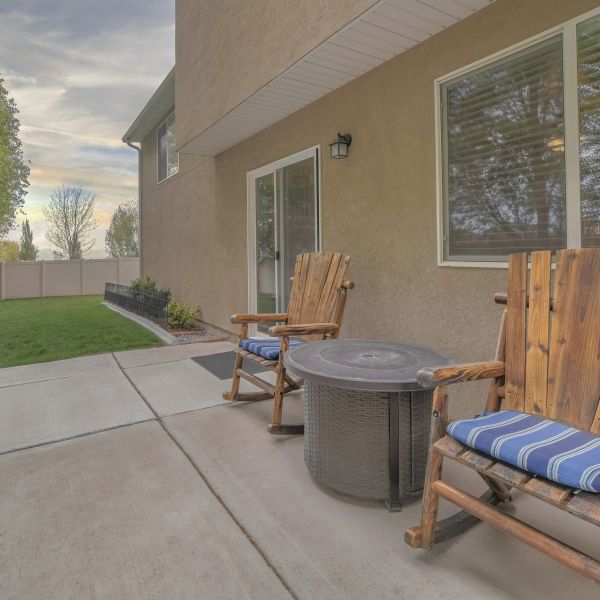 Backyard Slab Construction in Cedar Falls