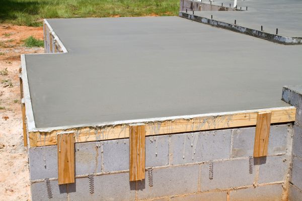 Concrete Slab Installation in Cedar Falls