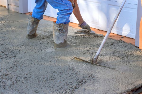 Driveway Slab Construction in Cedar Falls