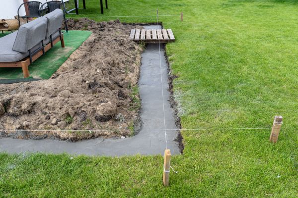 Cement Footer Installation in Cedar Falls