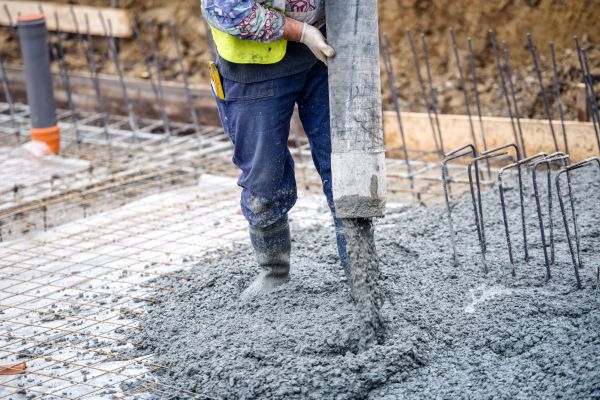 Cabin Foundation Pouring in Cedar Falls