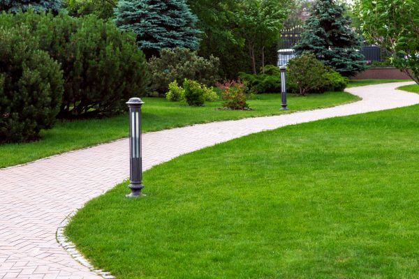 Backyard Sidewalk Installation in Cedar Falls